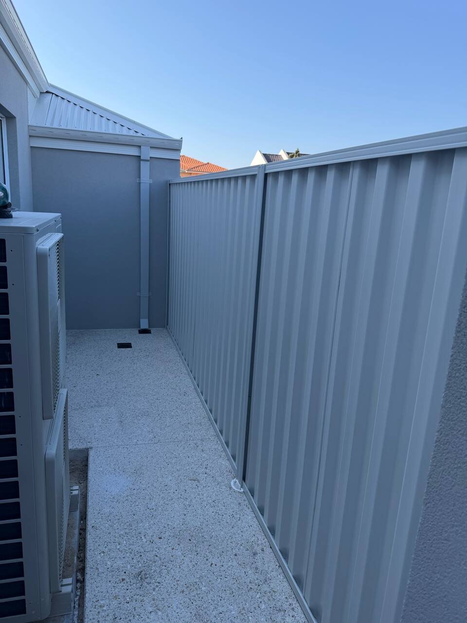 Colorbond side boundary